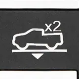 Real fob button: Air suspension (lower for entry)