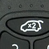 Real fob button: Hatch / power liftgate