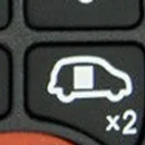 Real fob button: Right sliding door