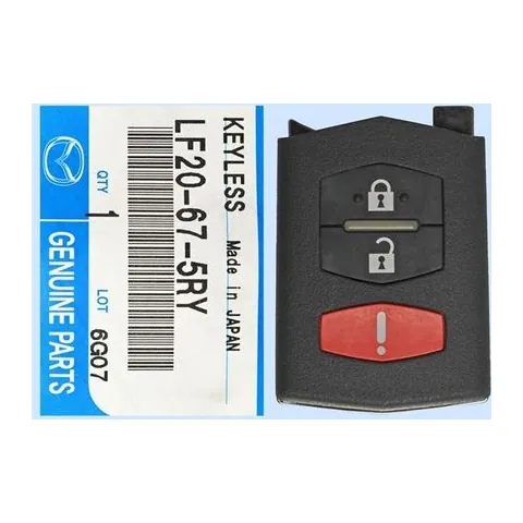 2005–2006 Mazda MPV 3/5-button Remote Head Key, FCC ID OUCG80-335A-A