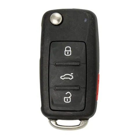 2011 Volkswagen CC 4-button Remote Head Key, FCC ID NBG010180T