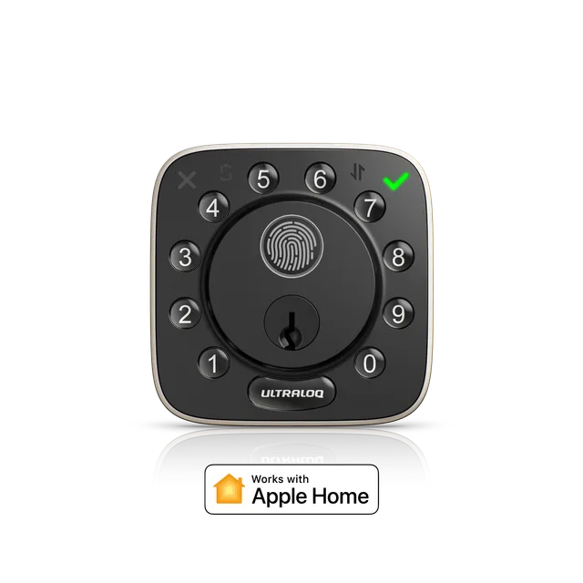Ultraloq Bolt Fingerprint smart deadbolt with fingerprint reader and keypad