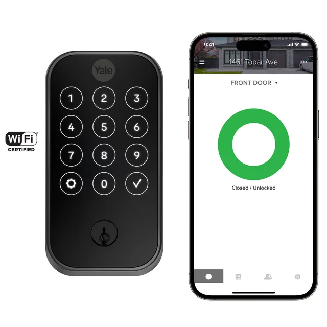 Yale Assure Lock 2 touchscreen smart deadbolt in satin nickel